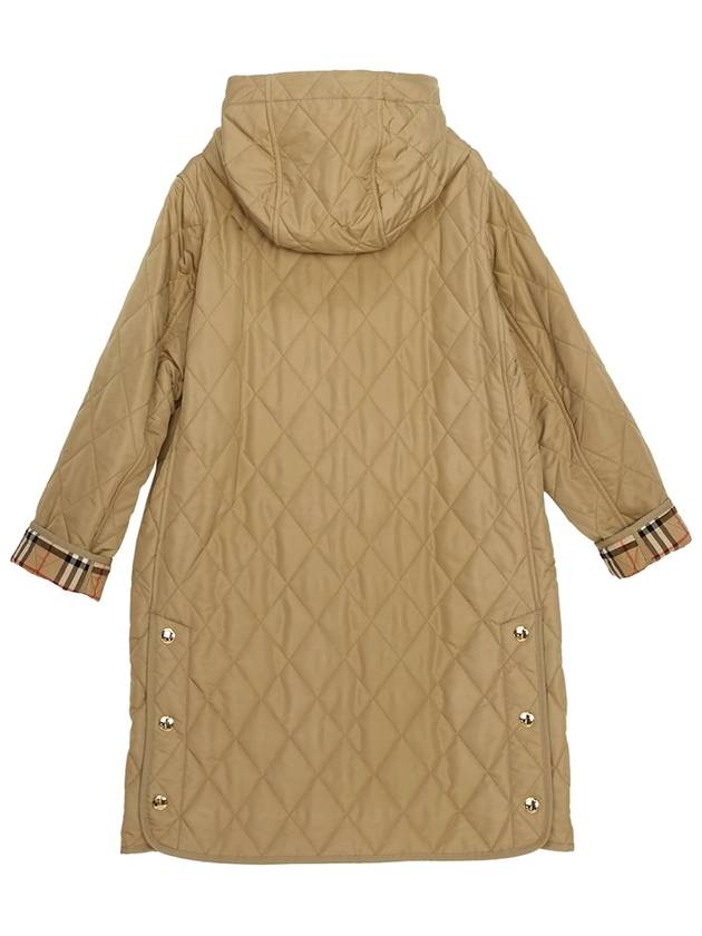 Diamond Quilted Hoodie Padding Archive Beige - BURBERRY - BALAAN 3