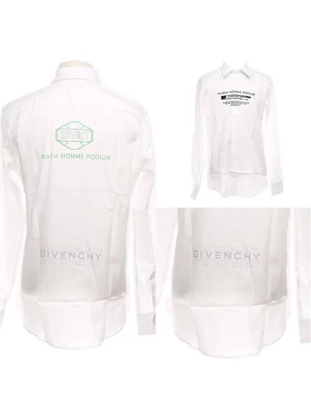 Studio Printing Overshirt BM60F610 9F 100 - GIVENCHY - BALAAN 8