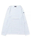 Minquiers Modern Stripe Long Sleeve T-Shirt Neige CL - SAINT JAMES - BALAAN 2