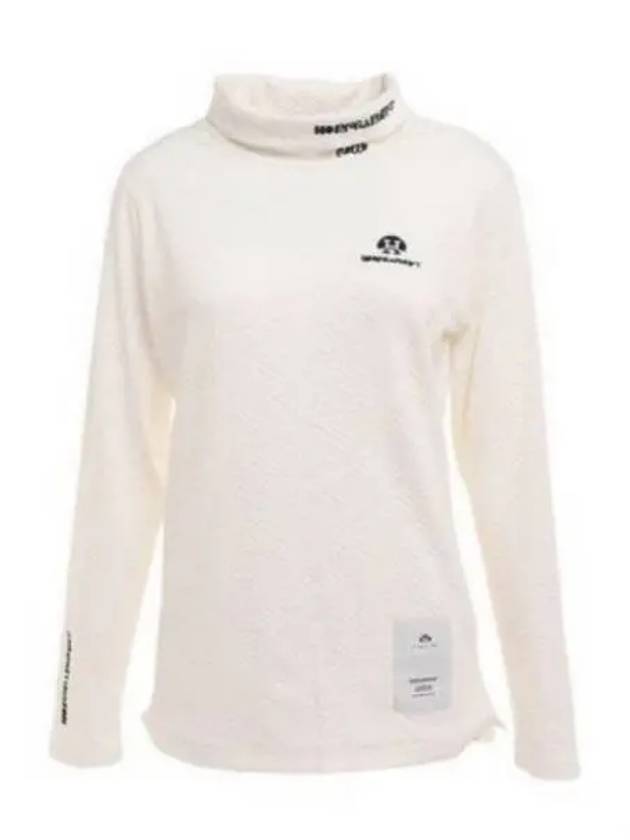 Golf wear high neck women s long sleeve t shirt HCW 2C AA05 OFFwhite - HORN GARMENT - BALAAN 1