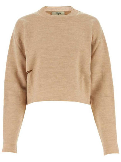 Sweater FZXA00ANER F1KE0 BEIGE O TAN - FENDI - BALAAN 2