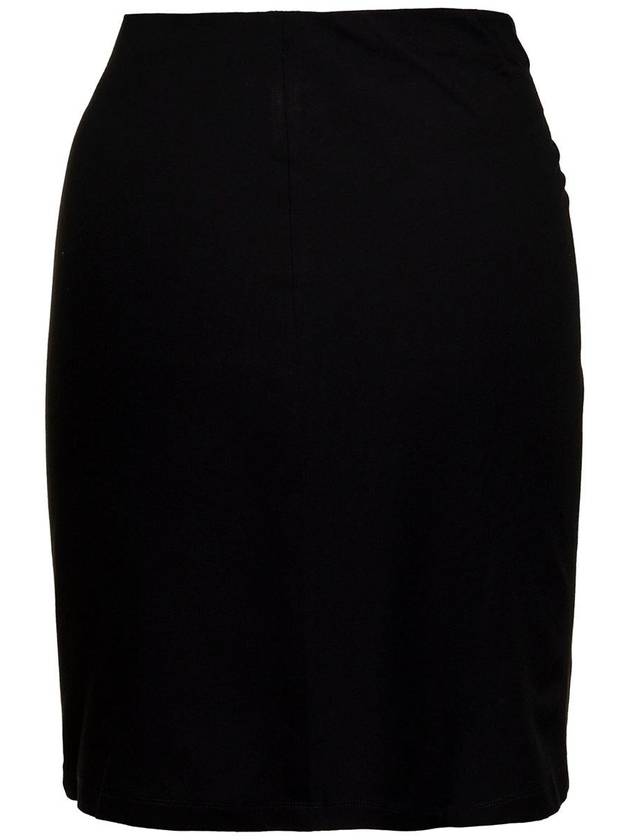 Gathered Detail High Waist Mini Skirt JU0107FAA3K21E - ISABEL MARANT ETOILE - BALAAN 3