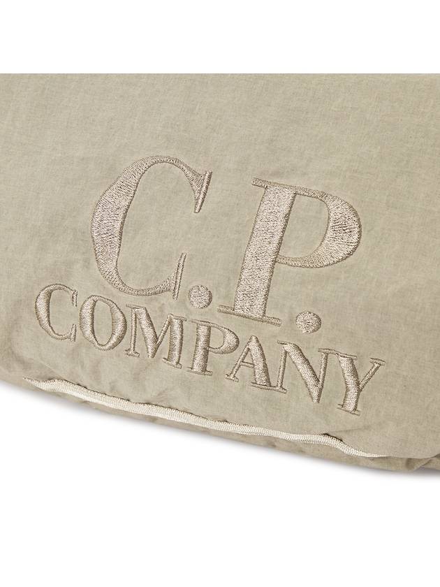 Plain Paper Touch Logo Waist Belt Bag Beige - CP COMPANY - BALAAN 7