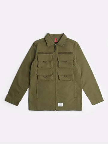 Nylon Cargo Shirt Jacket - ALPHA INDUSTRIES - BALAAN 1