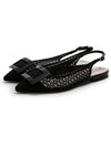 Gommettine Net Slingback Ballet Flats Black - ROGER VIVIER - BALAAN 4