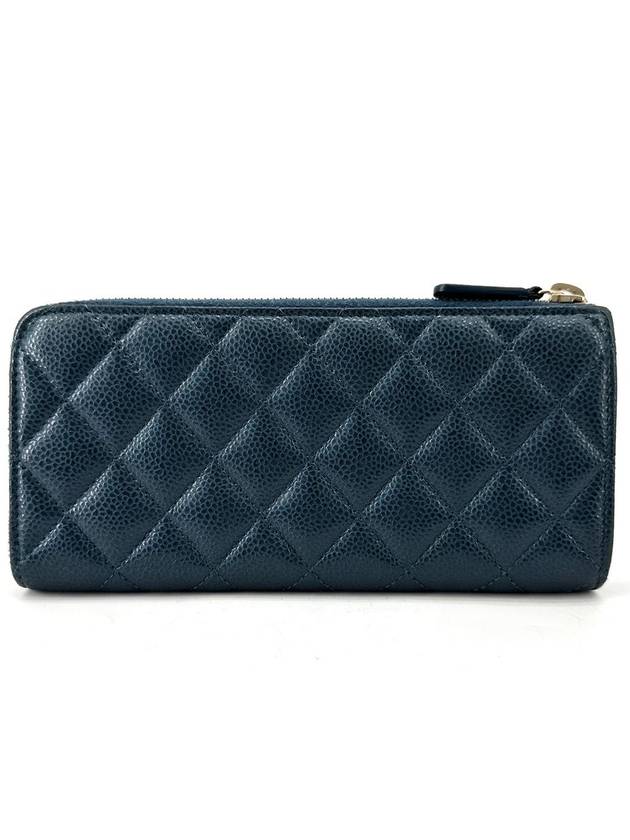 Caviar zipper long wallet - CHANEL - BALAAN 5