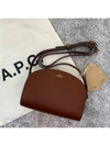 Demi Lune Mini Half Moon Cross Bag Brown - A.P.C. - BALAAN 4