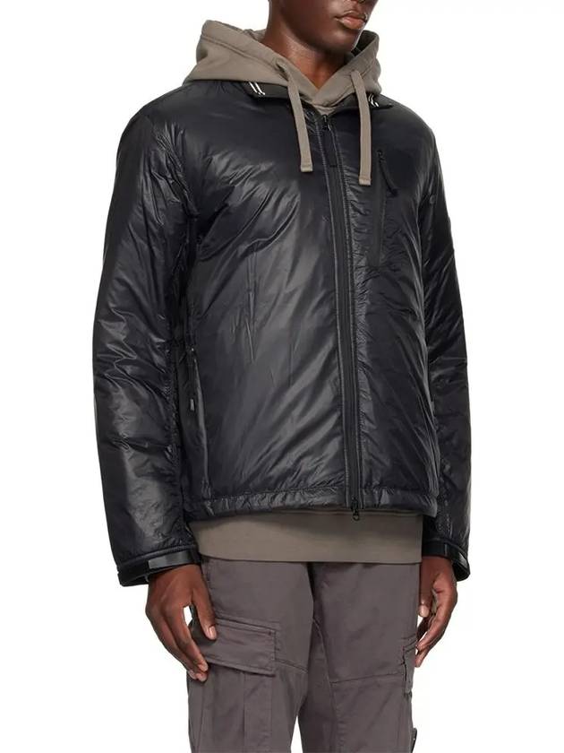 Q0525 Pertex Quantum Insulation Technology Light Packable Blouson Jacket Black - STONE ISLAND - BALAAN 3