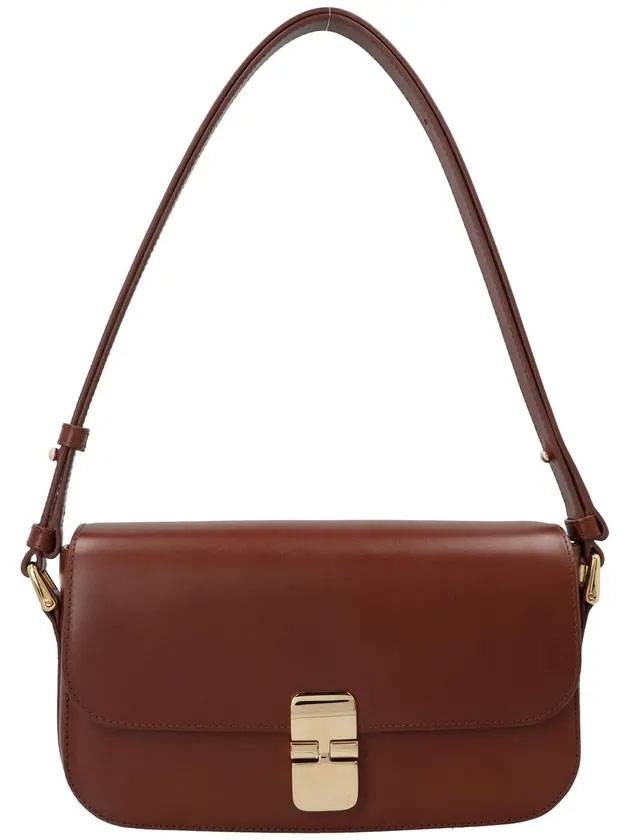 Grace Baguette Shoulder Bag Brown - A.P.C. - BALAAN 1