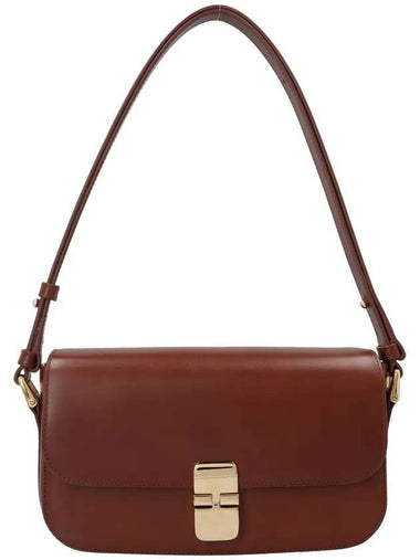 Grace Baguette Shoulder Bag Brown - A.P.C. - BALAAN 1