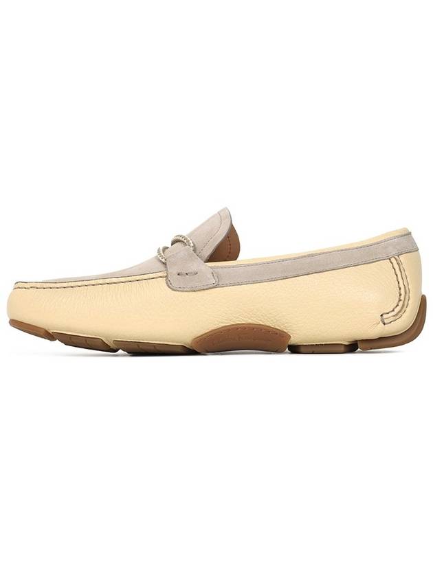 Light Gray Gancini Loafer FRONT 4 0757714 - SALVATORE FERRAGAMO - BALAAN 2