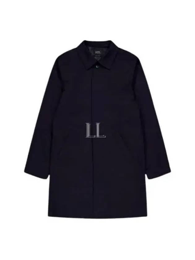 Ville Cotton Gavardin Single Coat Navy - A.P.C. - BALAAN 2