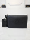 Monochrome Envelope Saffiano Leather Cross Bag Black 1BP020 - PRADA - BALAAN 4