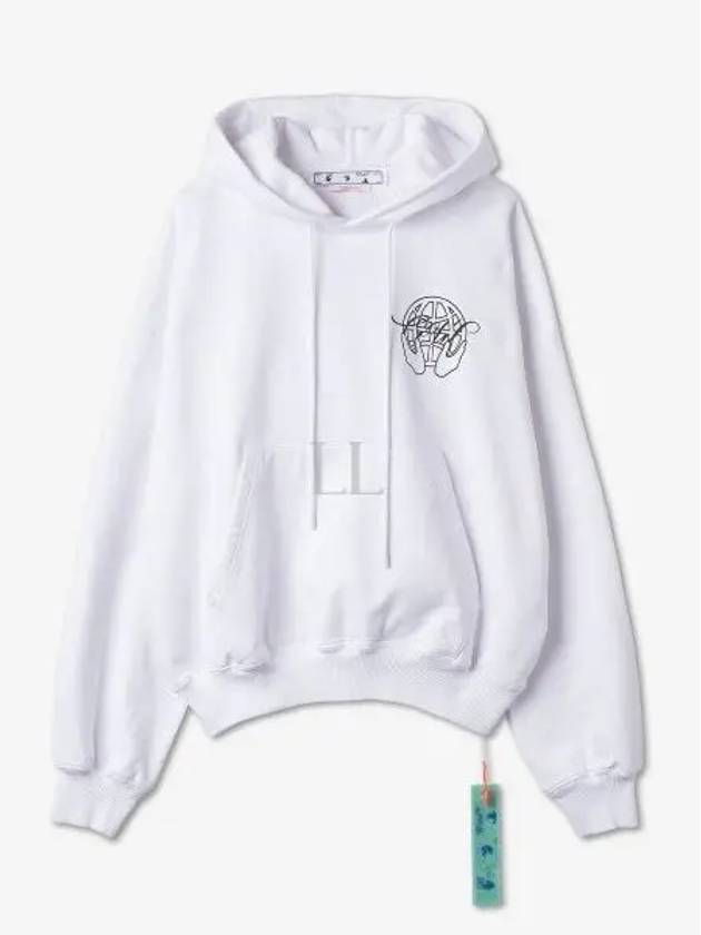 Hand Arrow Hoodie White - OFF WHITE - BALAAN 2