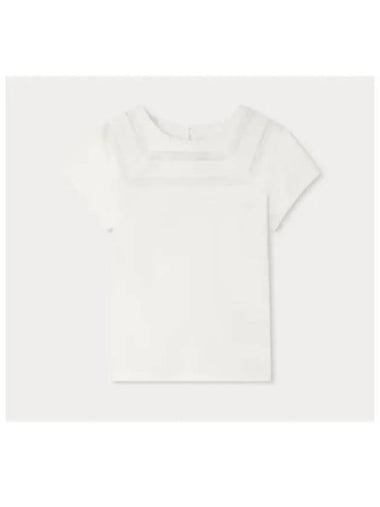 Bonpoint Fina Lace T Shirt Milk White S04GTSK00006 002 - ETC - BALAAN 1