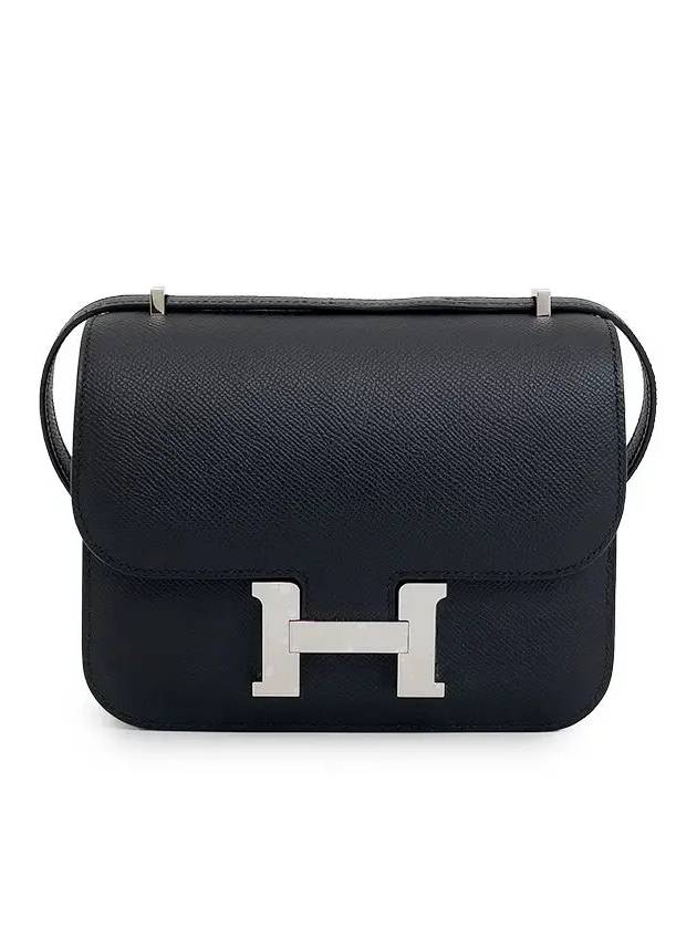 Constance TPM black silver engraved U 4HB0549 - HERMES - BALAAN 1