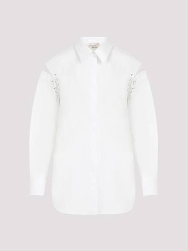 Blouse Shirt 790908 QAAAD 9000 OPTICAL WHITE - ALEXANDER MCQUEEN - BALAAN 1