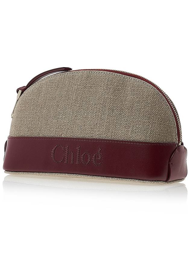 WoMen's Sense Pouch Bag Beige Red - CHLOE - BALAAN 3