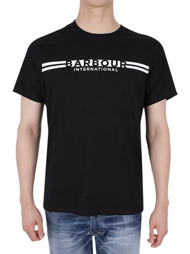 International Cotton Short Sleeve T-Shirt Black - BARBOUR - BALAAN 2