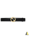 Blondie Leather Belt Black - GUCCI - BALAAN 2