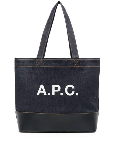 Axel Denim Tote Bag Navy - A.P.C. - BALAAN 1