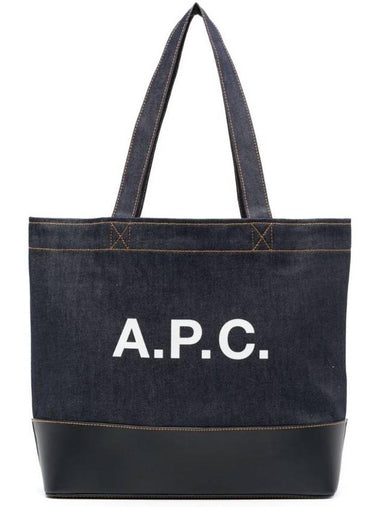 Axel Denim Tote Bag Navy - A.P.C. - BALAAN 1