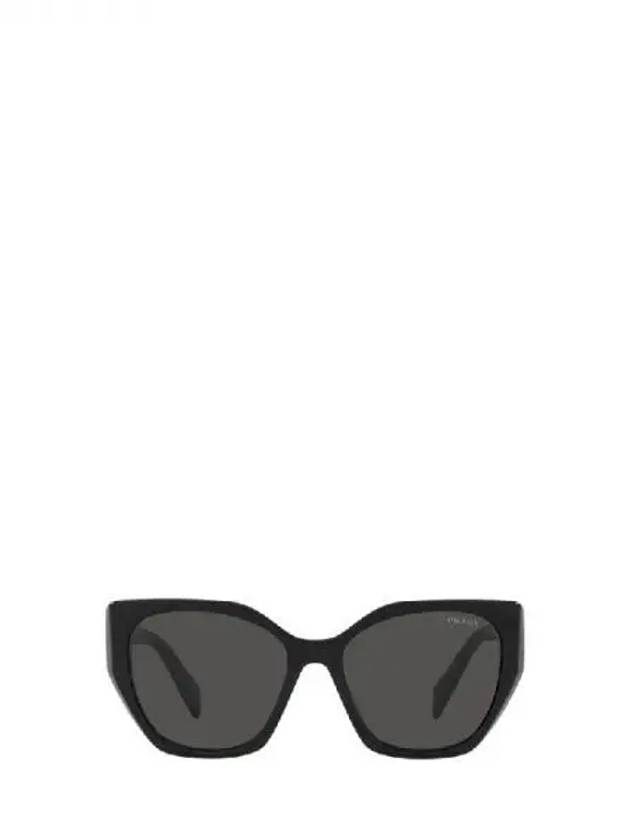 Logo Temple Geometric Sunglasses - PRADA - BALAAN 1