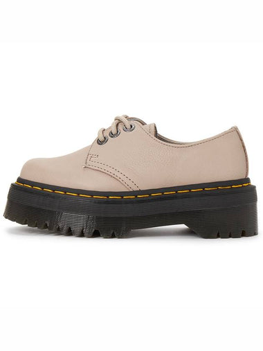 1461 II Pisa Leather Platform Derby Beige - DR. MARTENS - BALAAN 1