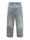 cut up baggy jeans - BALENCIAGA - BALAAN 1