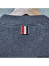 Milano Stitch 4-Bar Cardigan Medium Grey - THOM BROWNE - BALAAN 7