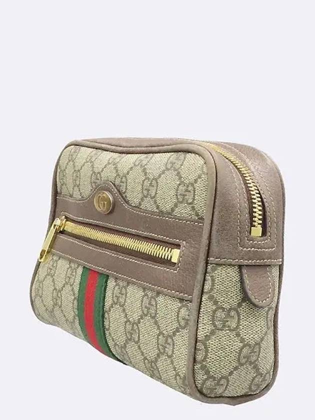 517076 GG Logo Canvas Ophidia Supreme PVC Small Belt Bag - GUCCI - BALAAN 3