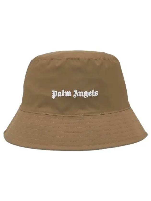 Logo Bucket Hat Brown - PALM ANGELS - BALAAN 1