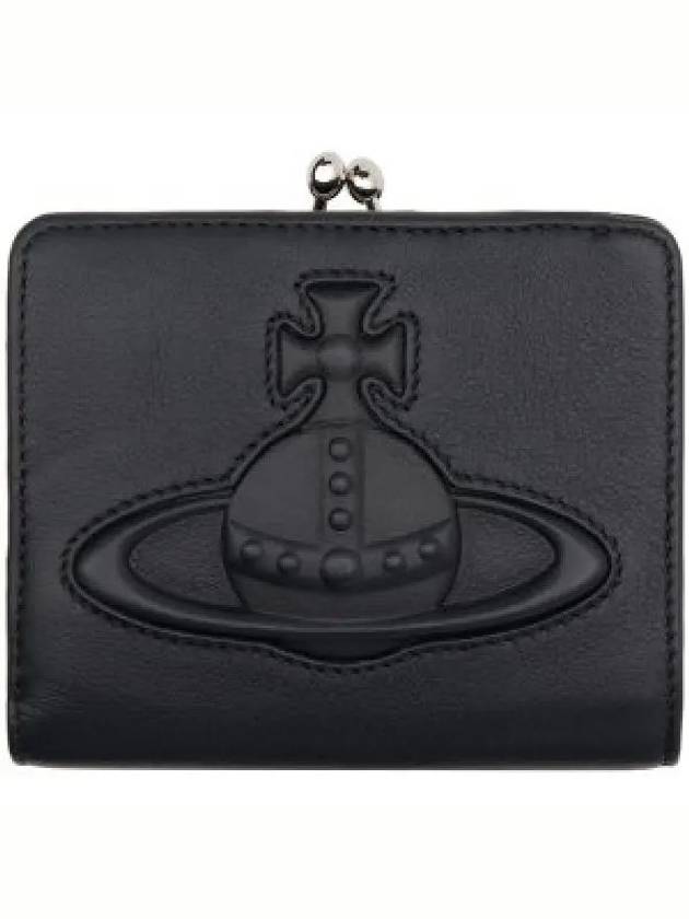 Frame Pocket Half Wallet Black - VIVIENNE WESTWOOD - BALAAN 2