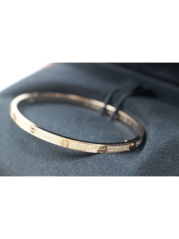 Love diamond pave setting bracelet N6710717 No 17 - CARTIER - BALAAN 3