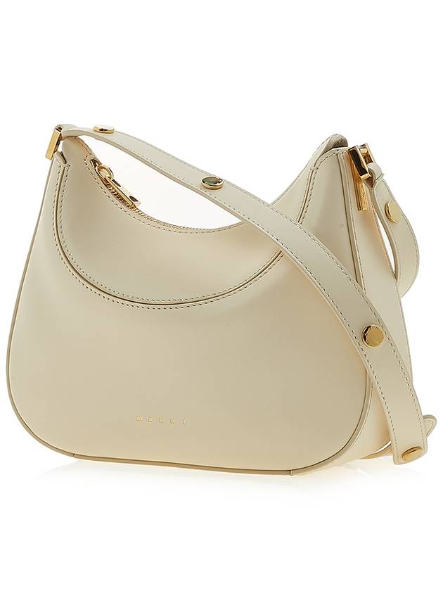 Milano Hobo Shoulder Bag White - MARNI - BALAAN 4