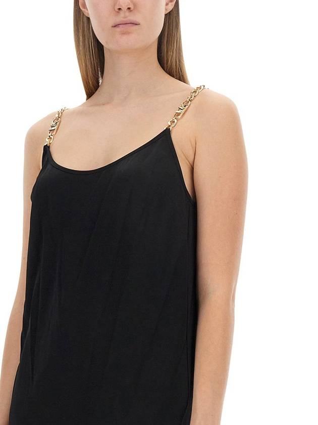 Michael Kors Dress With Logo Straps - MICHAEL KORS - BALAAN 4