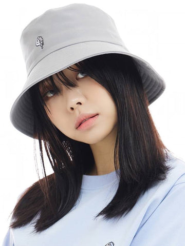 Marshmallow Bucket Hat Grey - LMN3011 - BALAAN 1