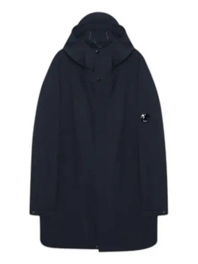 Shell R Lens Wappen Hooded Parka Navy - CP COMPANY - BALAAN 1