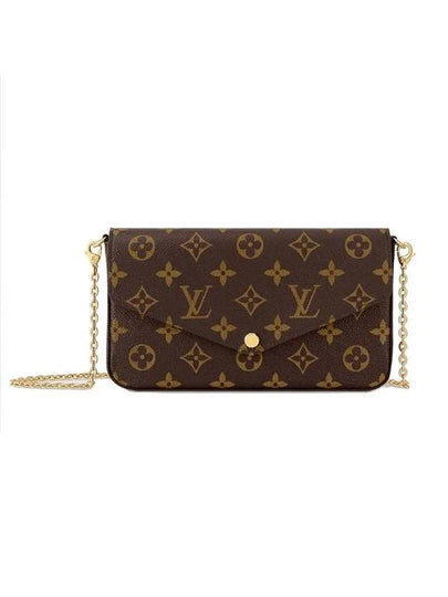 Felicie Pochette Monogram Shoulder Bag Fuchsia Brown - LOUIS VUITTON - BALAAN 2