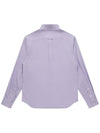 Men's Oxford Button Down Shirt Light Violet SW23ESH01LV - SOLEW - BALAAN 3