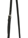 Leather Mini Shoulder Bag Black - PRADA - BALAAN 10