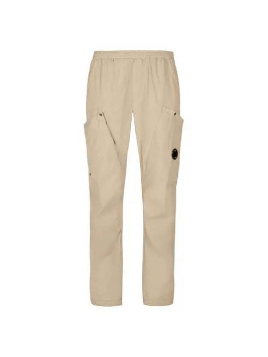 Philly Stretch Lens Regular Straight Pants Beige - CP COMPANY - BALAAN 1