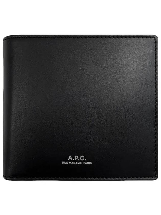 New London Logo Bicycle Wallet Black - A.P.C. - BALAAN.