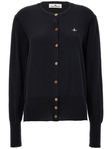 Bea Knit Cardigan Black - VIVIENNE WESTWOOD - BALAAN 1