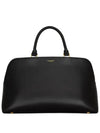 Sac De Jour Leather Tote Bag Black - SAINT LAURENT - BALAAN 1