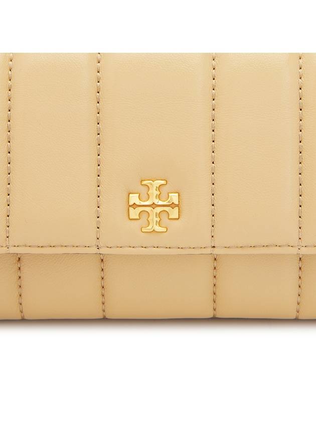 Kira Flap Mini Shoulder Bag Beige - TORY BURCH - BALAAN 9