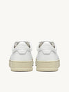 Medalist Leather Low Top Sneakers White - AUTRY - BALAAN 3