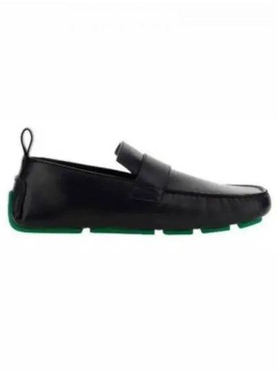 Leather Loafers Black - BOTTEGA VENETA - BALAAN 2