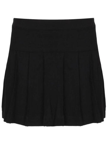 Short Skirt PWCC070S24FAB001 1010 BLACK BLAC - PALM ANGELS - BALAAN 1