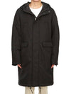 Garson Twill Combat Logo Parka Black - MOOSE KNUCKLES - BALAAN 3